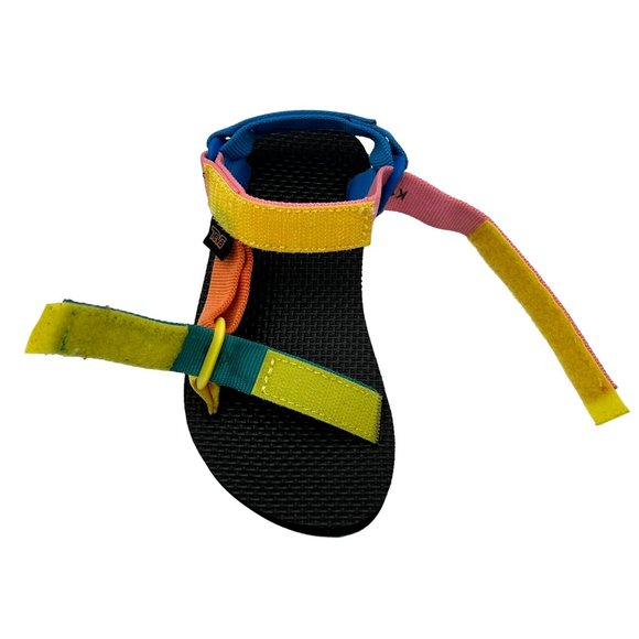 Teva Toddler Girl's Sport Sandals Size 9 Multicolor Lightweight Adjust Straps - Picture 4 of 16